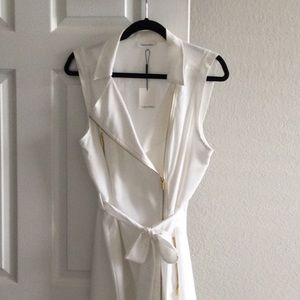 Calvin Klein White Sheath Dress